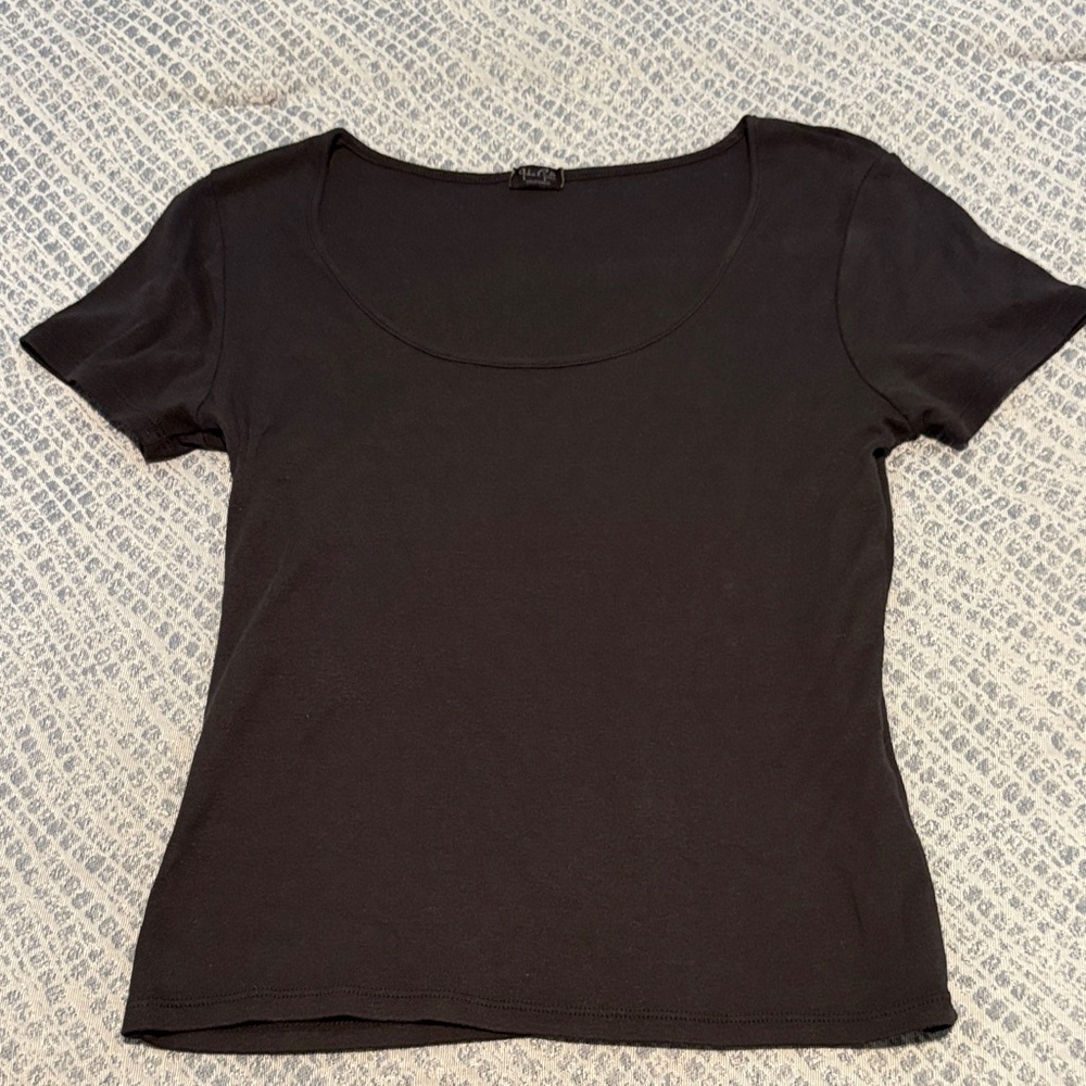 Brandy Melville Black Short Sleeve Tee
